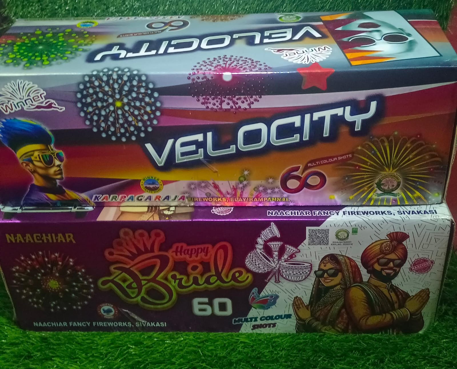 60 Shot Multicolor Crackling