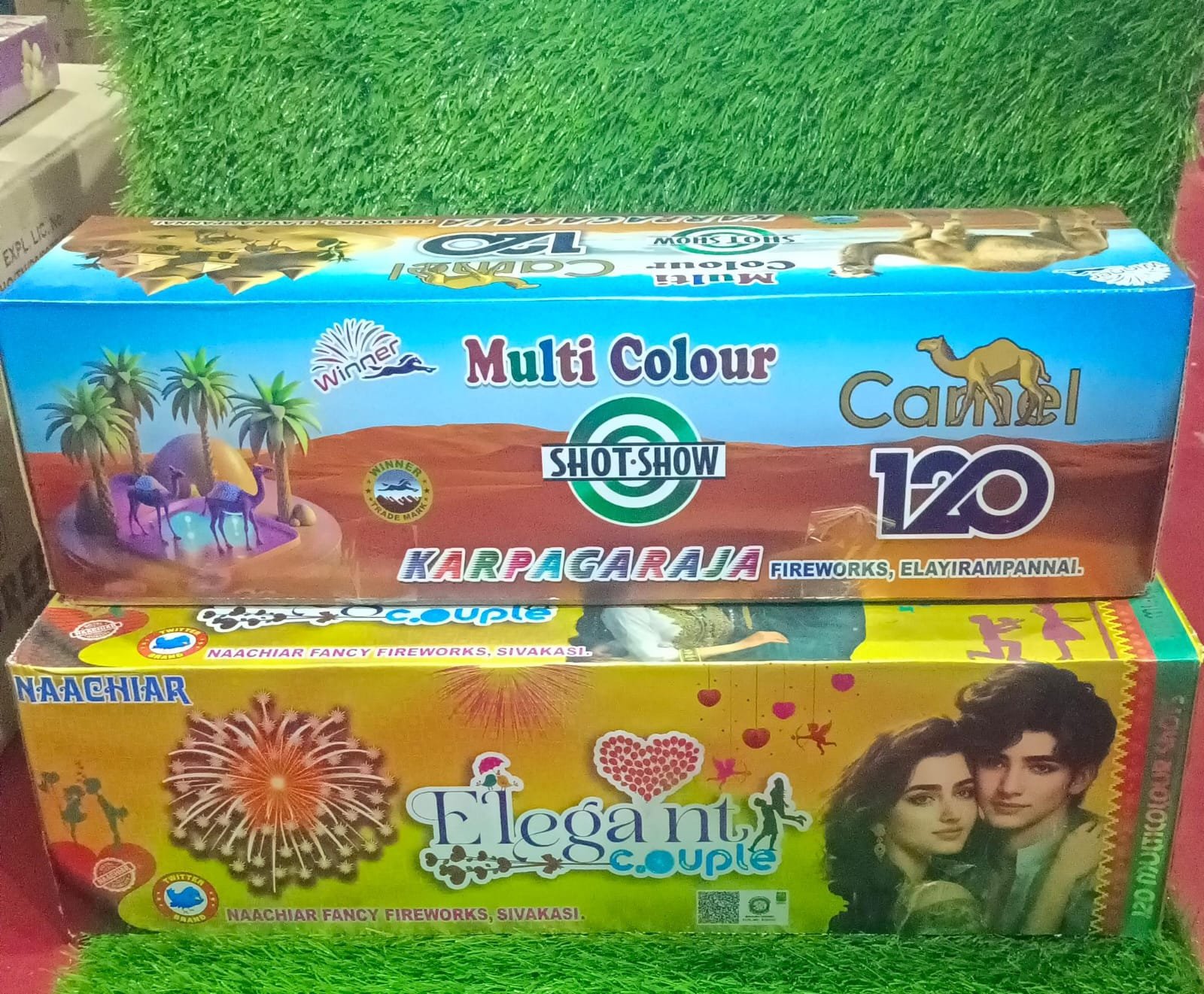 120 Shot Multicolor Crackling